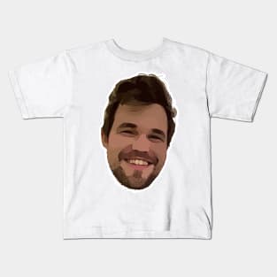 Magnus Carlsen Vector Art Kids T-Shirt